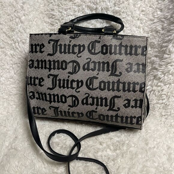 Juicy Couture synthetic Black and White Billboard Medium satchel / shoulder bag - Picture 8 of 15